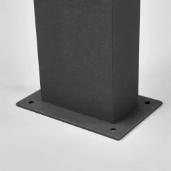 Lucande LED-sokkellampe Lennik, sensor, 60 cm, antracit
