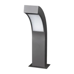 Lucande LED-sokkellampe Lennik, 40 cm, antracit, metal