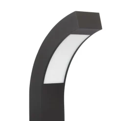 Lucande LED-sokkellampe Lennik, 40 cm, antracit, metal