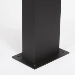 Lucande LED-sokkellampe Lennik, 40 cm, antracit, metal