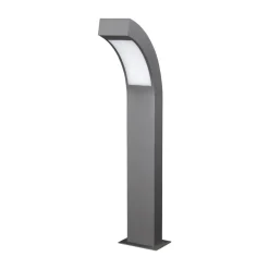 Lucande LED-sokkellampe Lennik, 60 cm, antracit, metal