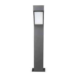 Lucande LED-sokkellampe Lennik, 60 cm, antracit, metal