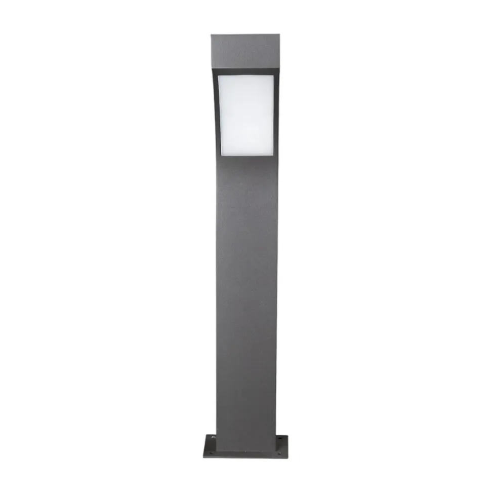 Lucande LED-sokkellampe Lennik, 60 cm, antracit, metal