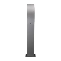 Lucande LED-sokkellampe Lennik, 60 cm, antracit, metal