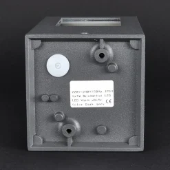 Lucande LED-sokkellampe Nicola, 20 cm, antracit, IP54
