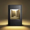 Lucande LED-sokkellampe Pirron, 20 cm, trekantet, IP54