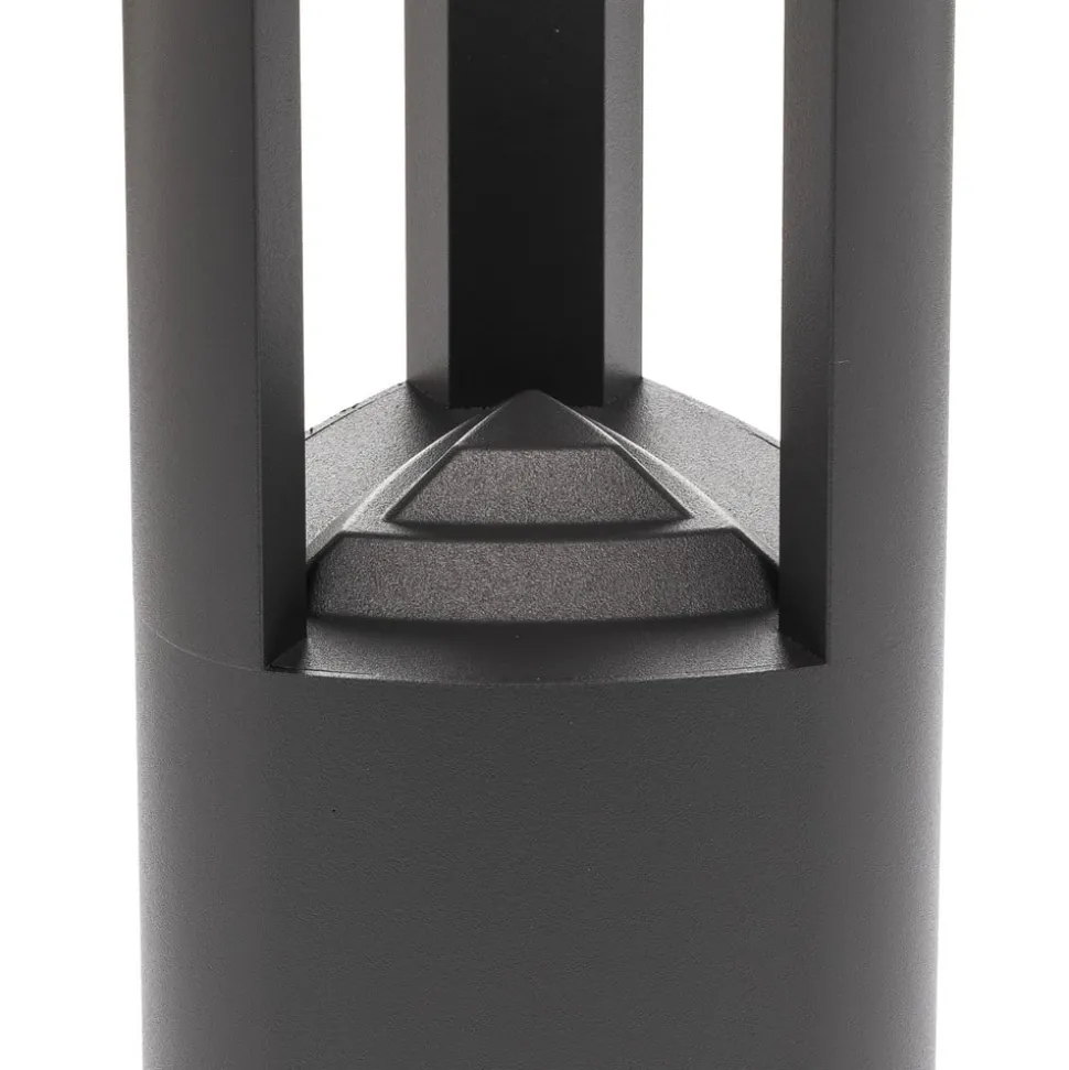 Lucande LED-sokkellampe Pirron, 50 cm, trekantet, IP54