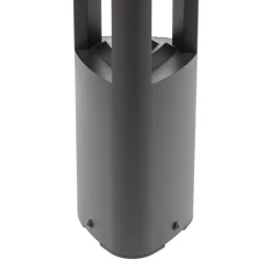 Lucande LED-sokkellampe Pirron, 50 cm, trekantet, IP54
