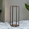 Lucande LED-sokkellampe Thorvid, højde 50 cm, sort