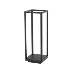 Lucande LED-sokkellampe Thorvid, højde 50 cm, sort