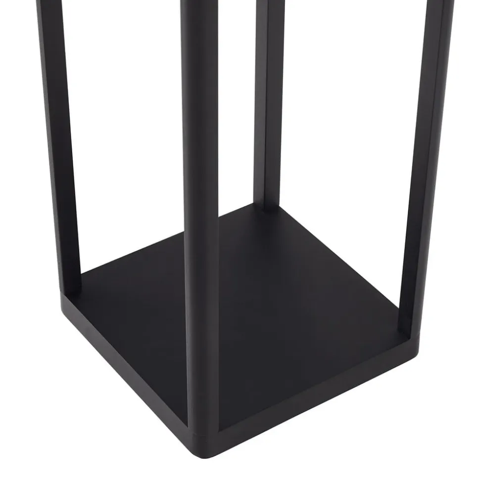 Lucande LED-sokkellampe Thorvid, højde 50 cm, sort