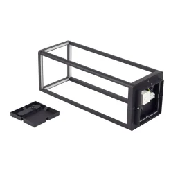 Lucande LED-sokkellampe Thorvid, højde 50 cm, sort