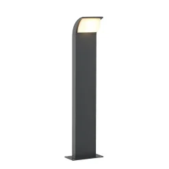 Lucande LED-sokkellampe Tinna, 60 cm, antracit, IP65