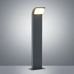 Lucande LED-sokkellampe Tinna, 60 cm, antracit, IP65