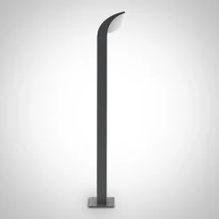 Lucande LED-sokkellampe Tinna, 60 cm, antracit, IP65