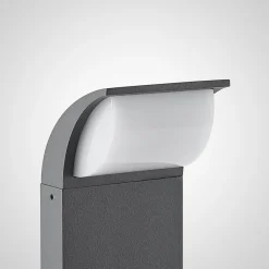 Lucande LED-sokkellampe Tinna, 60 cm, antracit, IP65