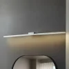 Lucande LED-spejllampe Kivana, krom, metal, 120 cm, IP44