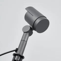 Lucande LED-spot med jordspyd Beatrix, antracit, aluminium, 45,7 cm