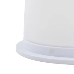 Lucande LED-terrasselampe Gauri, hvid, 153 cm, IP44