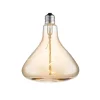 Lucande LED-trafiklampe, E27 4W, ravfarvet, Ø 14 cm, 2700K