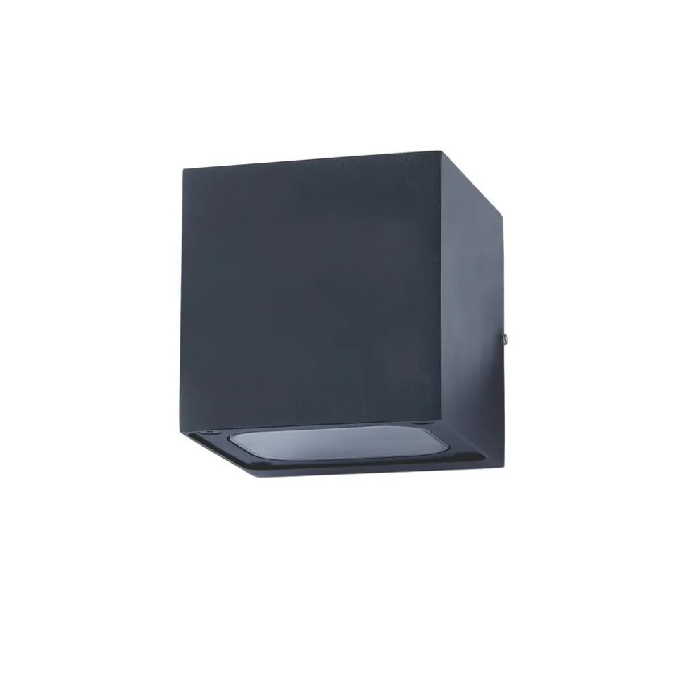 Lucande LED-udendørs væglampe Merjem, 10 cm, op/ned, IP54