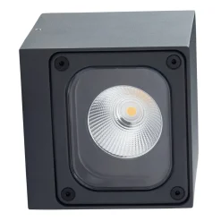 Lucande LED-udendørs væglampe Merjem, 10 cm, op/ned, IP54
