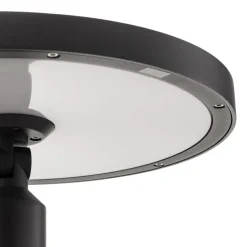 Lucande LED-udendørslampe Akito, antracit, 220 cm, IP54