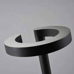 Lucande LED-udendørslampe Jannis, antracit, metal, 200 cm