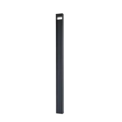 Lucande LED-udendørslampe Tavion, 230 cm, antracit, IP65