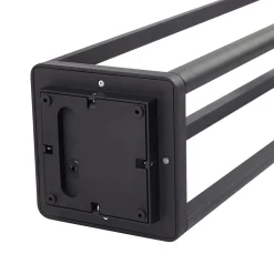 Lucande LED-udendørslampe Thorvid, højde 180 cm, sort