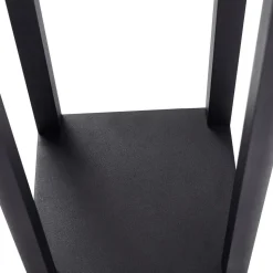 Lucande LED-udendørslampe Thorvid, højde 180 cm, sort