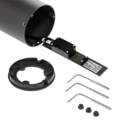 Lucande LED-vejlampe, 65 cm, antracit, metal, IP54