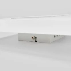 Lucande LED-væglampe Berlind, 26 cm, hvid, glas, metal