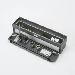 Lucande LED-væglampe Lengo, 25 cm antracit, op/ned 3000K