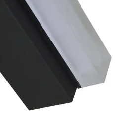 Lucande LED-væglampe Lisana, lodret, IP44