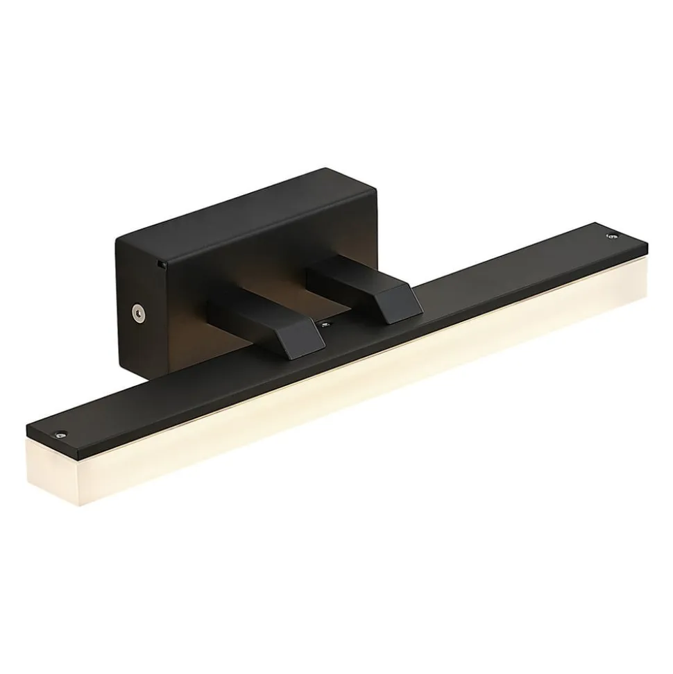 Lucande LED-væglampe Lisana, vandret, 32 cm, IP44