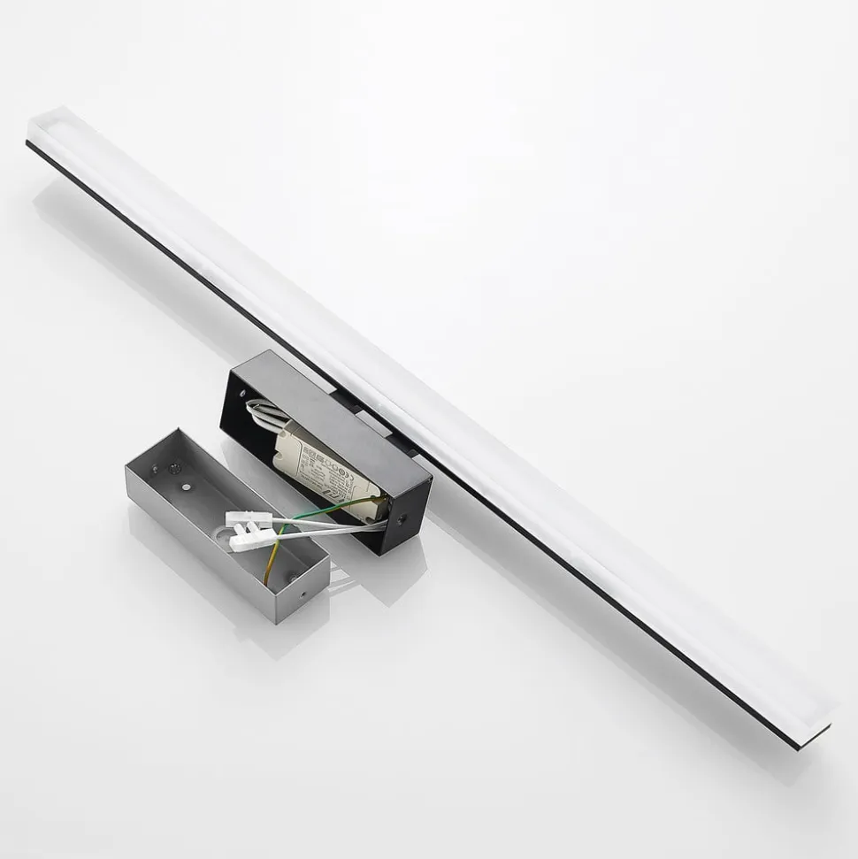 Lucande LED-væglampe Lisana, vandret, 75 cm, IP44
