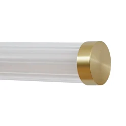 Lucande LED-væglampe Melisa, guld, 90 cm, CCT, IP44