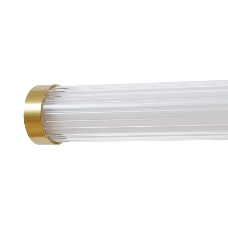 Lucande LED-væglampe Melisa, guld, 90 cm, CCT, IP44