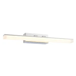 Lucande LED-væglampe til badeværelset Julie, 46 cm, krom, metal, IP44