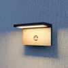 Lucande Lignus LED-væglampe, bevægelsessensor