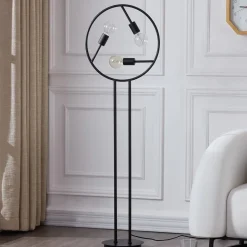 Lucande Linnard gulvlampe af jern, 3 lyskilder