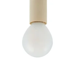 Lucande loftslampe Bidolo, messingfarvet, glas, 15 cm, IP44