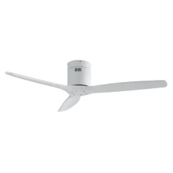 Lucande loftventilator Vindur, hvid, DC, støjsvag, Ø 132 cm