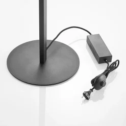 Lucande Matwei LED-gulvlampe, oval, messing