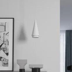 Lucande Naoh hængelampe, 1 lyskilde, hvid
