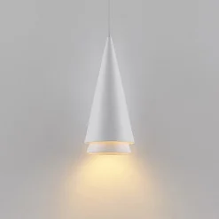 Lucande Naoh hængelampe, 1 lyskilde, hvid