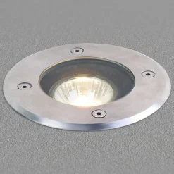 Lucande nedgravningslampe Ava, Ø 12 cm, rund, IP67, GU10
