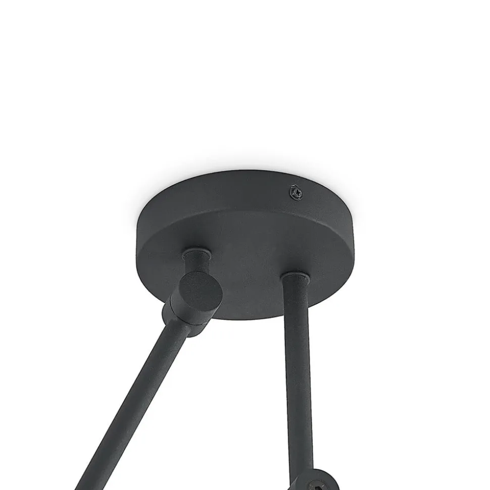 Lucande Phina loftlampe i sort, 2 lyskilder