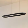 Lucande Smart LED-hængelampe Melinay, sort, CCT, Tuya